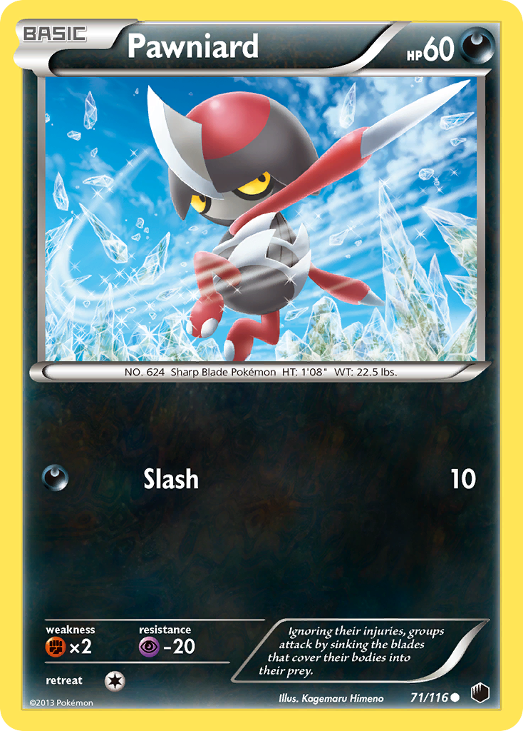 Pawniard (71/116) [Black & White: Plasma Freeze] - Card Brawlers | Quebec | Canada | Yu-Gi-Oh!