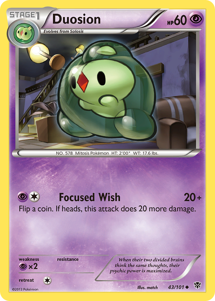 Duosion (43/101) [Black & White: Plasma Blast] - Card Brawlers | Quebec | Canada | Yu-Gi-Oh!