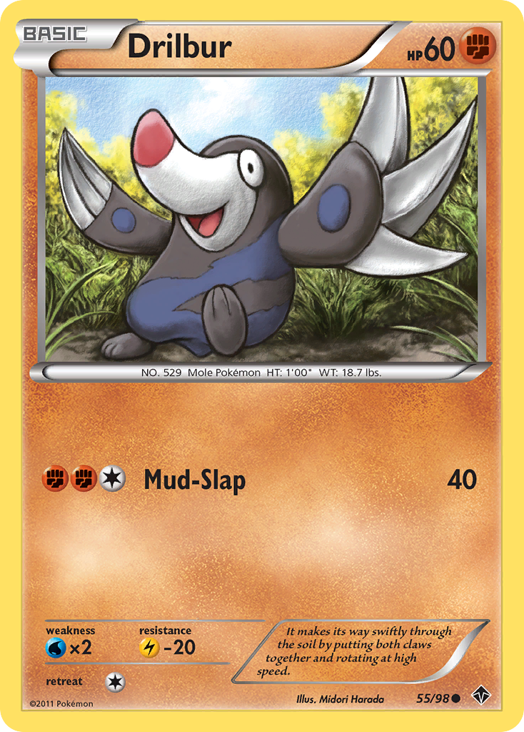 Drilbur (55/98) [Black & White: Emerging Powers] - Card Brawlers | Quebec | Canada | Yu-Gi-Oh!