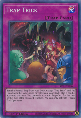 Trap Trick [SESL-EN060] Super Rare - Card Brawlers | Quebec | Canada | Yu-Gi-Oh!