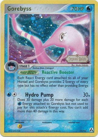 Gorebyss (17/92) (Stamped) [EX: Legend Maker] - Card Brawlers | Quebec | Canada | Yu-Gi-Oh!