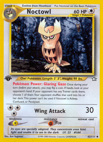 Noctowl (42/111) [Neo Genesis 1st Edition] - Card Brawlers | Quebec | Canada | Yu-Gi-Oh!