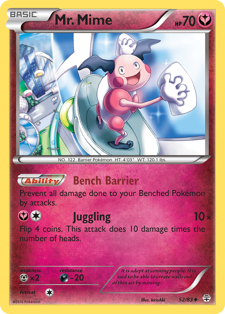 Mr. Mime (52/83) [XY: Generations] - Card Brawlers | Quebec | Canada | Yu-Gi-Oh!