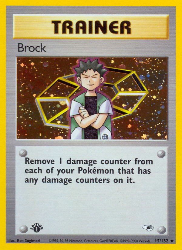 Brock (15/132) [Gym Heroes 1st Edition] - Card Brawlers | Quebec | Canada | Yu-Gi-Oh!