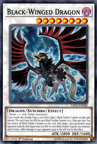Black-Winged Dragon [LED3-EN028] Common - Card Brawlers | Quebec | Canada | Yu-Gi-Oh!