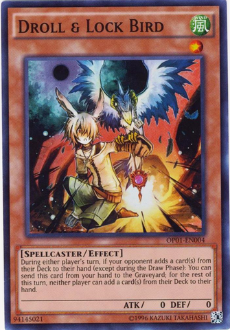 Droll & Lock Bird [OP01-EN004] Super Rare - Yu-Gi-Oh! - Card Brawlers | Quebec | Canada |