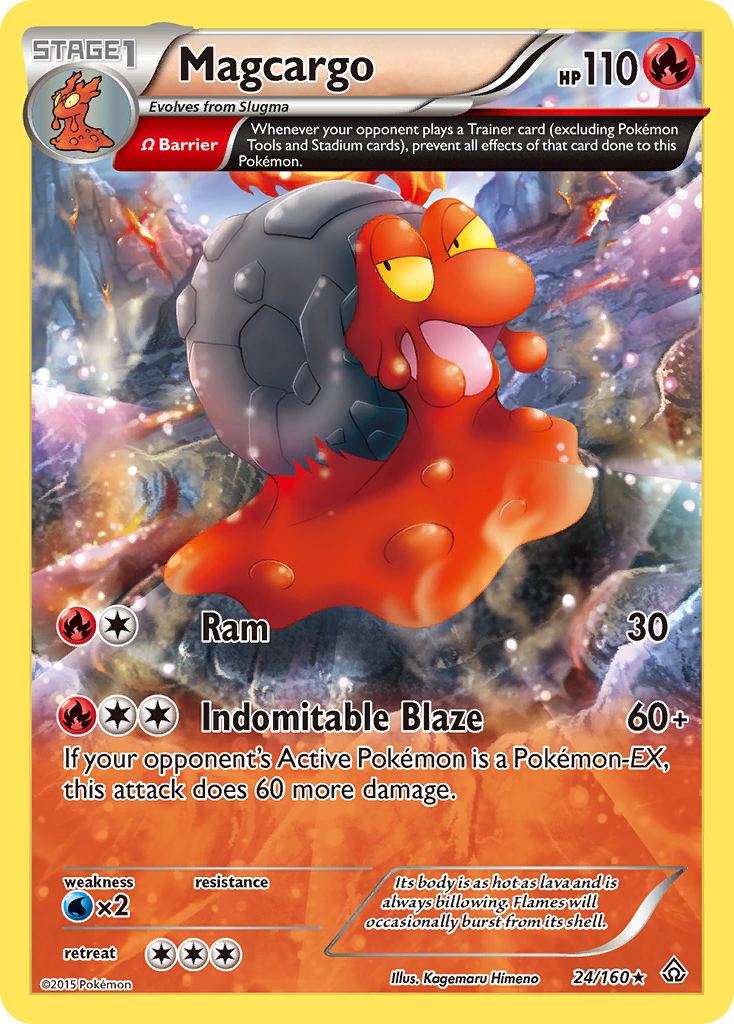 Magcargo (24/160) [XY: Primal Clash] - Card Brawlers | Quebec | Canada | Yu-Gi-Oh!