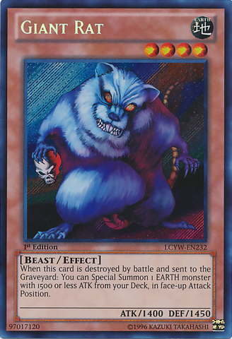 Giant Rat [LCYW-EN232] Secret Rare - Card Brawlers | Quebec | Canada | Yu-Gi-Oh!