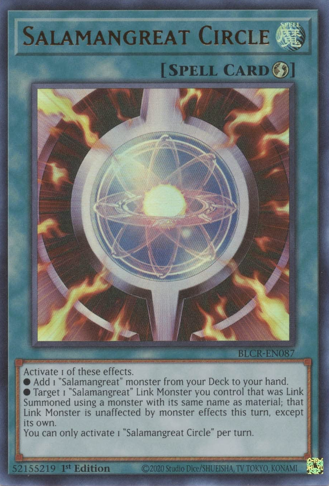 Salamangreat Circle [BLCR-EN087] Ultra Rare - Card Brawlers | Quebec | Canada | Yu-Gi-Oh!