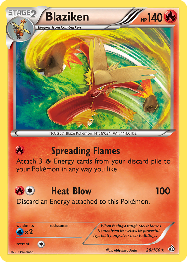 Blaziken (28/160) [XY: Primal Clash] - Card Brawlers | Quebec | Canada | Yu-Gi-Oh!