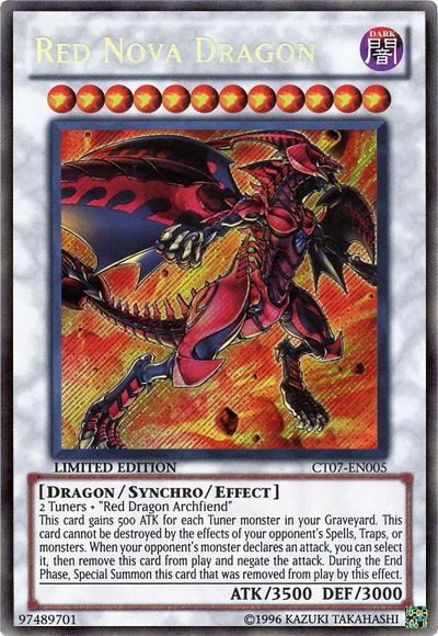 Red Nova Dragon [CT07-EN005] Secret Rare - Yu-Gi-Oh! - Card Brawlers | Quebec | Canada |