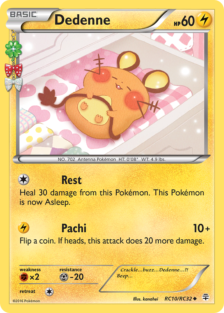 Dedenne (RC10/RC32) [XY: Generations] - Card Brawlers | Quebec | Canada | Yu-Gi-Oh!