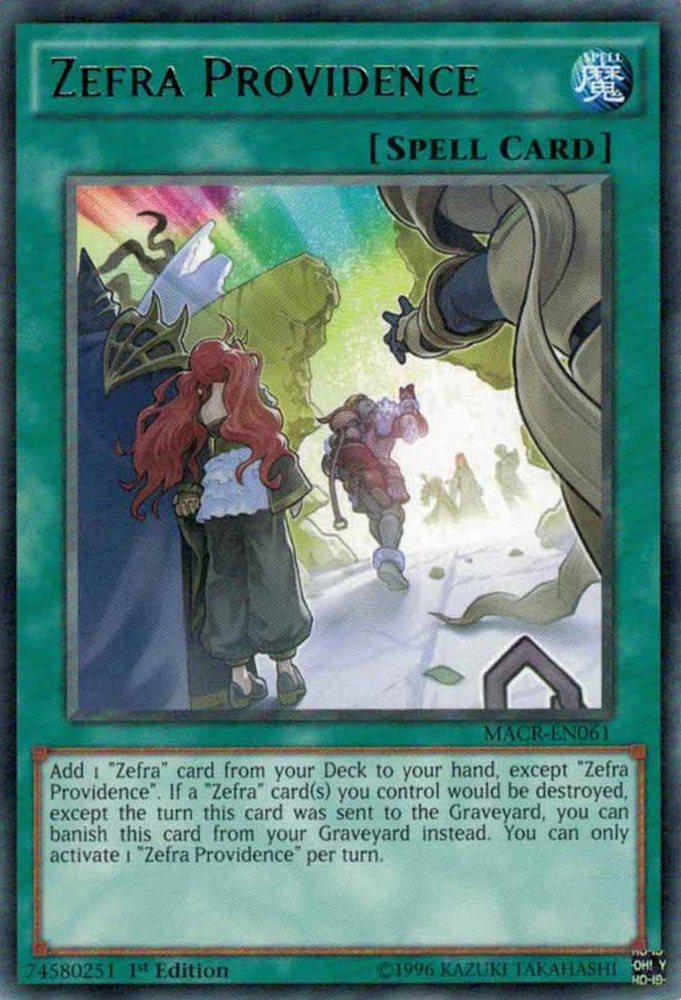 Zefra Providence [MACR-EN061] Rare - Yu-Gi-Oh! - Card Brawlers | Quebec | Canada |