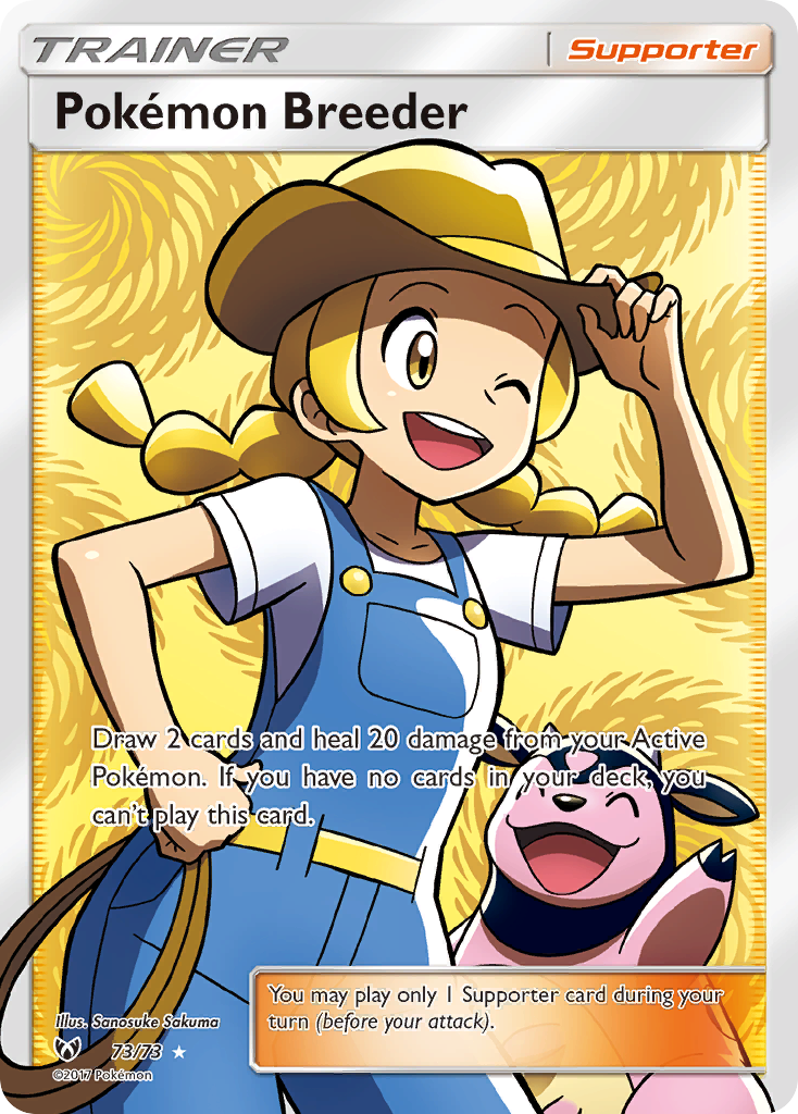 Pokemon Breeder (73/73) [Sun & Moon: Shining Legends] - Card Brawlers | Quebec | Canada | Yu-Gi-Oh!