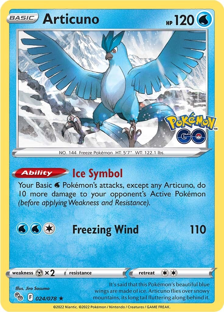 Articuno (024/078) [Pokémon GO] - Card Brawlers | Quebec | Canada | Yu-Gi-Oh!