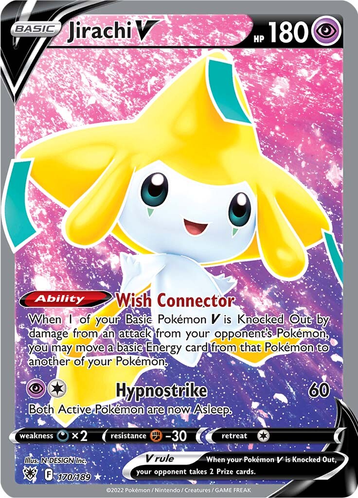 Jirachi V (170/189) [Sword & Shield: Astral Radiance] - Card Brawlers | Quebec | Canada | Yu-Gi-Oh!