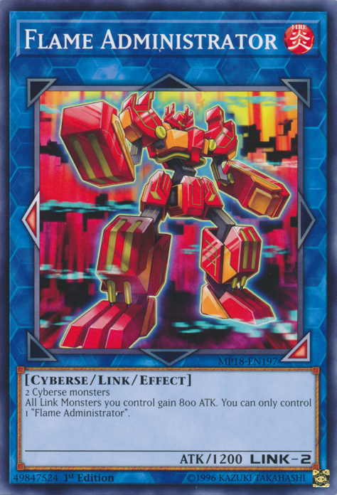 Flame Administrator [MP18-EN197] Common - Card Brawlers | Quebec | Canada | Yu-Gi-Oh!