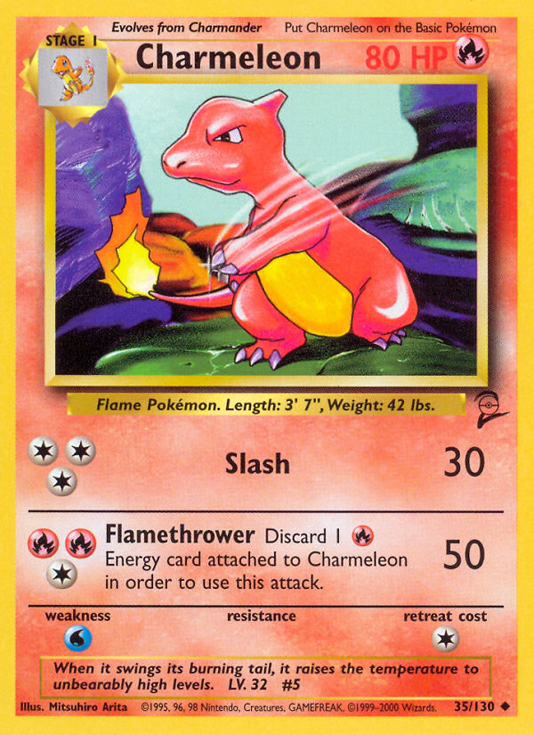 Charmeleon (35/130) [Base Set 2] - Card Brawlers | Quebec | Canada | Yu-Gi-Oh!