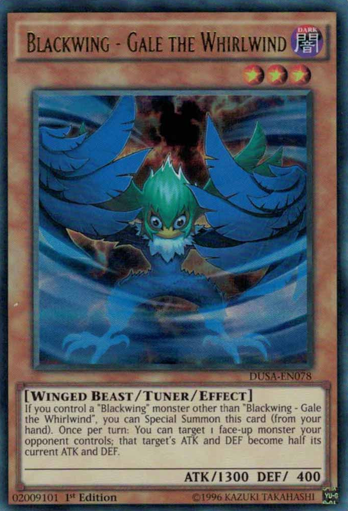 Blackwing - Gale the Whirlwind [DUSA-EN078] Ultra Rare - Yu-Gi-Oh! - Card Brawlers | Quebec | Canada |