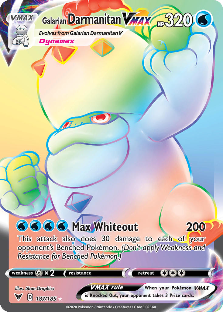 Galarian Darmanitan VMAX (187/185) [Sword & Shield: Vivid Voltage] - Card Brawlers | Quebec | Canada | Yu-Gi-Oh!