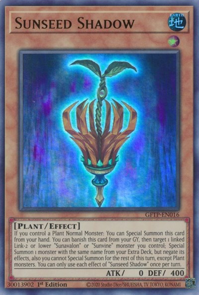 Sunseed Shadow [GFTP-EN016] Ultra Rare - Card Brawlers | Quebec | Canada | Yu-Gi-Oh!