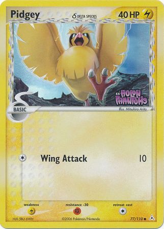 Pidgey (77/110) (Delta Species) (Stamped) [EX: Holon Phantoms] - Card Brawlers | Quebec | Canada | Yu-Gi-Oh!