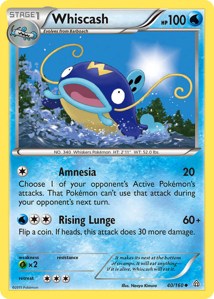 Whiscash (40/160) [XY: Primal Clash] - Card Brawlers | Quebec | Canada | Yu-Gi-Oh!