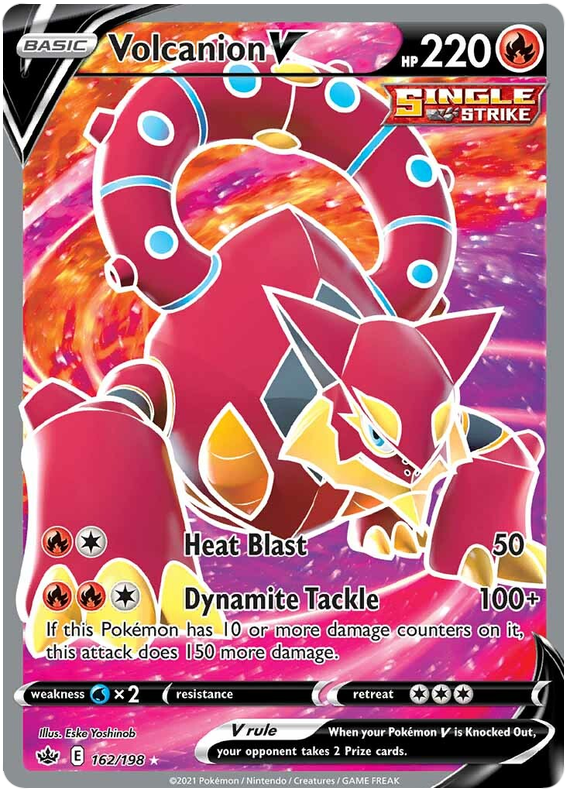 Volcanion V (162/198) [Sword & Shield: Chilling Reign] - Card Brawlers | Quebec | Canada | Yu-Gi-Oh!