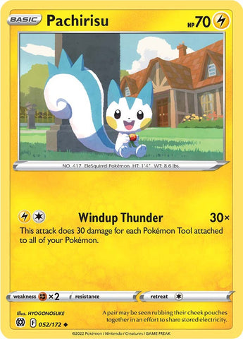 Pachirisu (052/172) [Sword & Shield: Brilliant Stars] - Card Brawlers | Quebec | Canada | Yu-Gi-Oh!