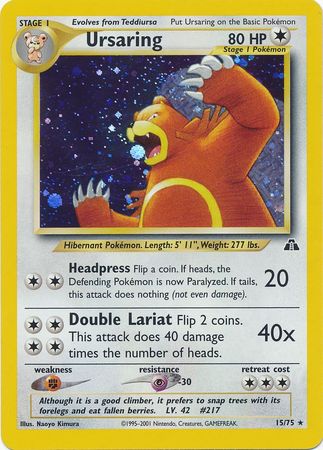 Ursaring (15/75) [Neo Discovery Unlimited] - Card Brawlers | Quebec | Canada | Yu-Gi-Oh!