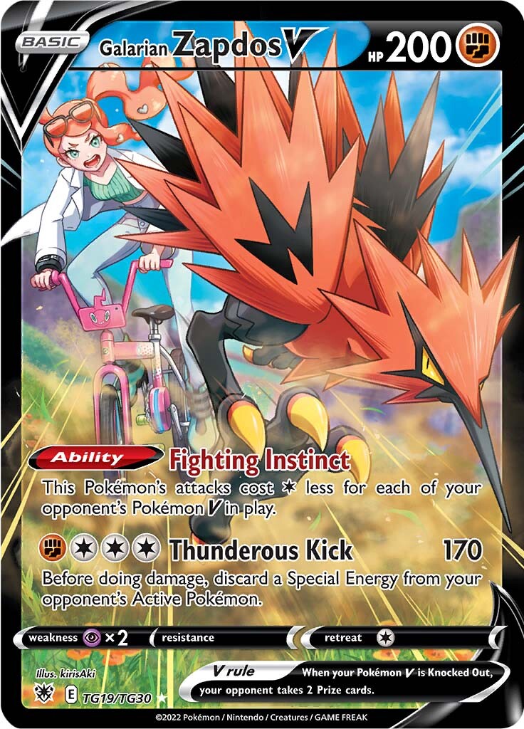 Galarian Zapdos V (TG19/TG30) [Sword & Shield: Astral Radiance] - Card Brawlers | Quebec | Canada | Yu-Gi-Oh!
