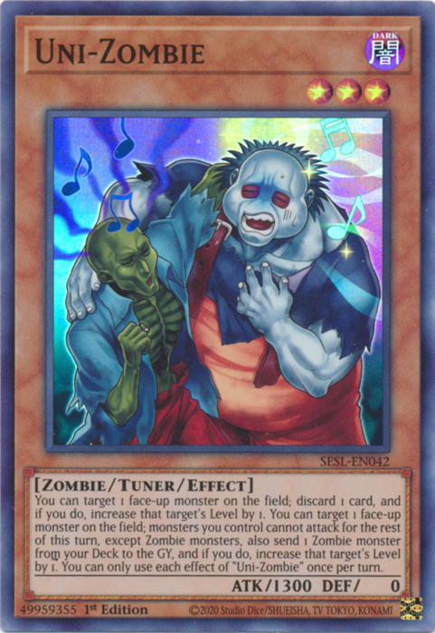 Uni-Zombie [SESL-EN042] Super Rare - Card Brawlers | Quebec | Canada | Yu-Gi-Oh!