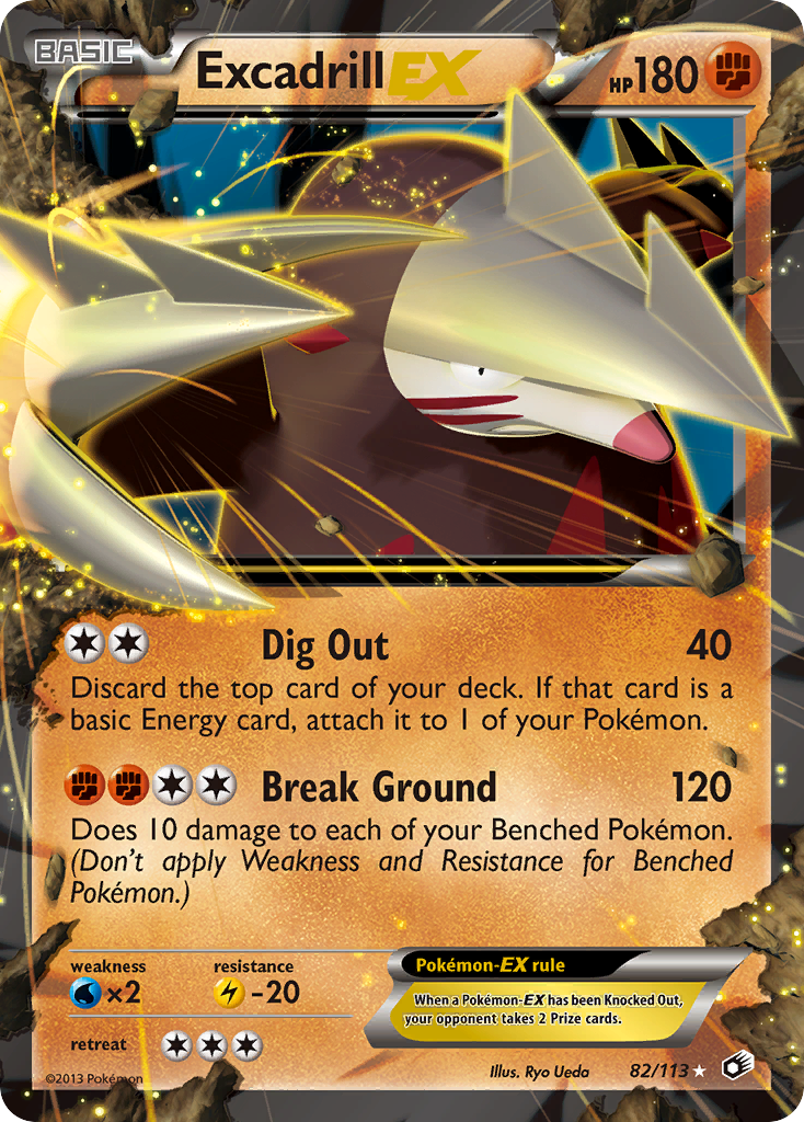 Excadrill EX (82/113) [Black & White: Legendary Treasures] - Card Brawlers | Quebec | Canada | Yu-Gi-Oh!