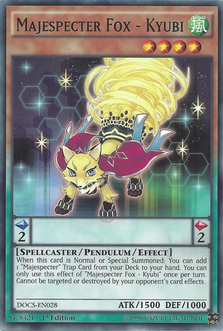 Majespecter Fox - Kyubi [DOCS-EN028] Common - Card Brawlers | Quebec | Canada | Yu-Gi-Oh!