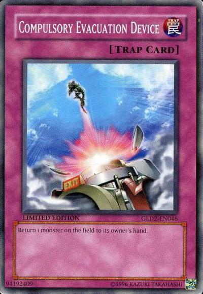 Compulsory Evacuation Device [GLD2-EN046] Common - Card Brawlers | Quebec | Canada | Yu-Gi-Oh!