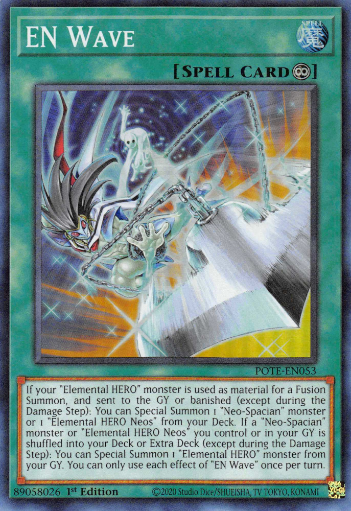 EN Wave [POTE-EN053] Super Rare - Card Brawlers | Quebec | Canada | Yu-Gi-Oh!