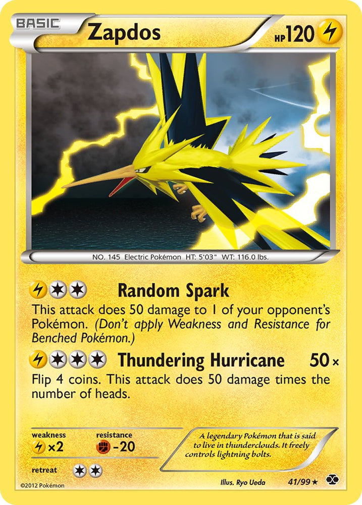 Zapdos (41/99) (Blister Exclusive) [Black & White: Next Destinies] - Card Brawlers | Quebec | Canada | Yu-Gi-Oh!