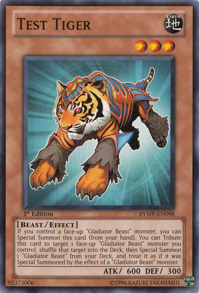 Test Tiger [RYMP-EN098] Common - Yu-Gi-Oh! - Card Brawlers | Quebec | Canada |