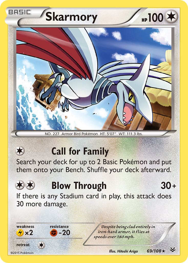 Skarmory (69/108) [XY: Roaring Skies] - Card Brawlers | Quebec | Canada | Yu-Gi-Oh!