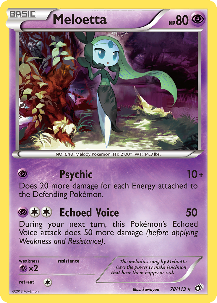Meloetta (78/113) [Black & White: Legendary Treasures] - Card Brawlers | Quebec | Canada | Yu-Gi-Oh!