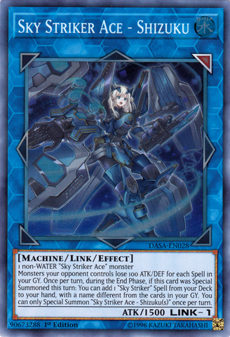 Sky Striker Ace - Shizuku [DASA-EN028] Super Rare - Yu-Gi-Oh! - Card Brawlers | Quebec | Canada |