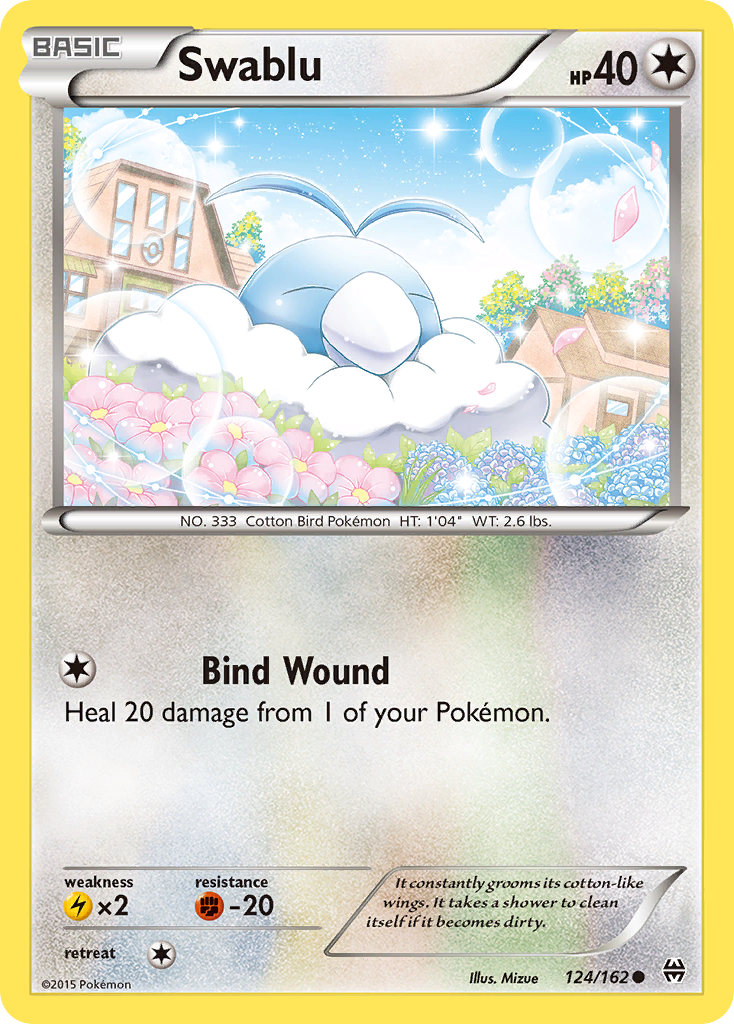 Swablu (124/162) [XY: BREAKthrough] - Card Brawlers | Quebec | Canada | Yu-Gi-Oh!