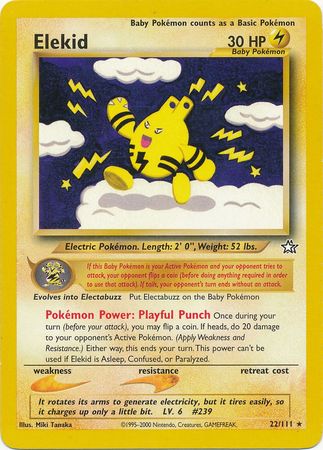 Elekid (22/111) [Neo Genesis Unlimited] - Card Brawlers | Quebec | Canada | Yu-Gi-Oh!