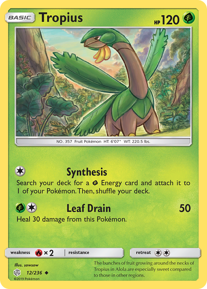 Tropius (12/236) [Sun & Moon: Cosmic Eclipse] - Card Brawlers | Quebec | Canada | Yu-Gi-Oh!