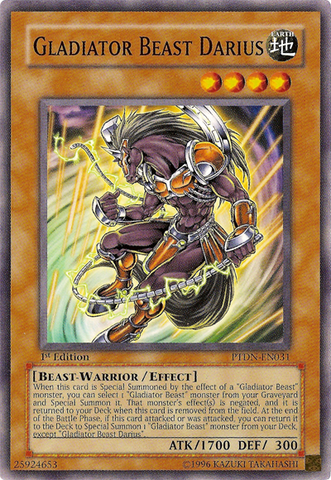 Gladiator Beast Darius [PTDN-EN031] Common - Card Brawlers | Quebec | Canada | Yu-Gi-Oh!