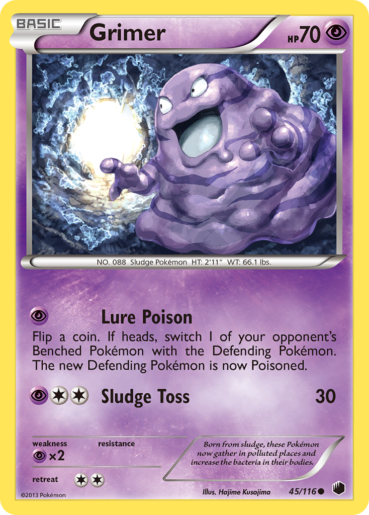 Grimer (45/116) [Black & White: Plasma Freeze] - Card Brawlers | Quebec | Canada | Yu-Gi-Oh!