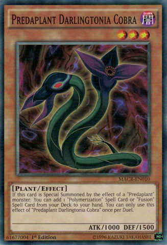 Predaplant Darlingtonia Cobra [MACR-EN010] Common - Yu-Gi-Oh! - Card Brawlers | Quebec | Canada |