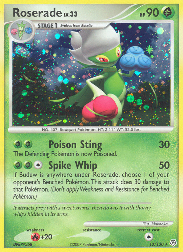 Roserade (13/130) [Diamond & Pearl: Base Set] - Card Brawlers | Quebec | Canada | Yu-Gi-Oh!