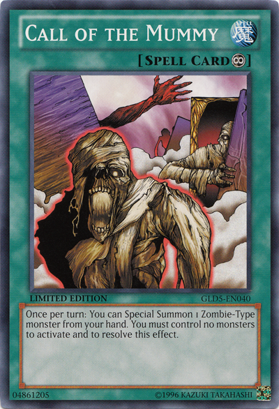 Call of the Mummy [GLD5-EN040] Common - Card Brawlers | Quebec | Canada | Yu-Gi-Oh!