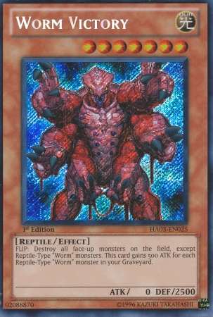 Worm Victory [HA03-EN025] Secret Rare - Card Brawlers | Quebec | Canada | Yu-Gi-Oh!